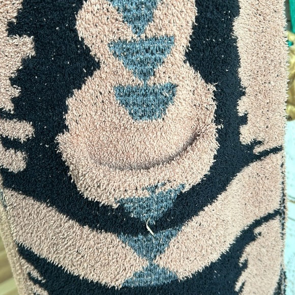 Davi & Dani camel black gray open front western aztec jacket cardigan pockets - Picture 11 of 16